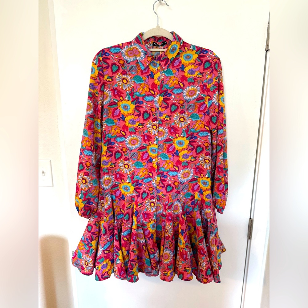 Nasty Gal Collective floral print dress - Medium